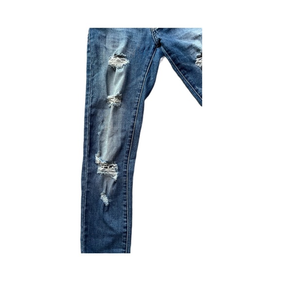 Kancan Estilo Size 3 waist 25 26, stretch skinny distressed midrise jeans. VGUC - Picture 2 of 12